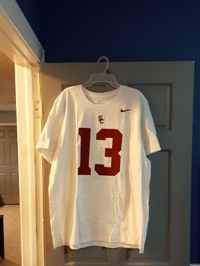 Caleb Williams USC Trojans Nike Name & Number T-Shirt - White